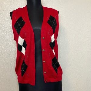 Sag Harbor Y2K vest, Wm’s Sz small